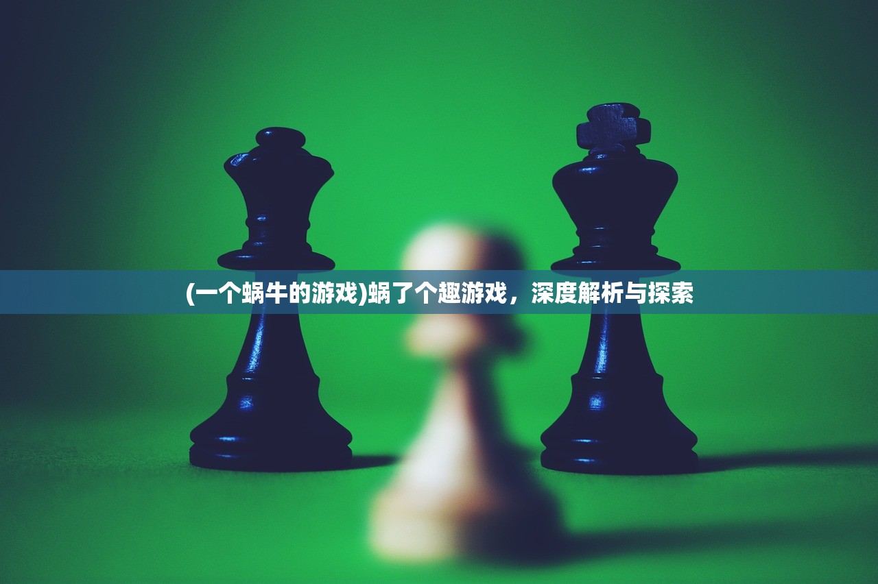 (一个蜗牛的游戏)蜗了个趣游戏，深度解析与探索