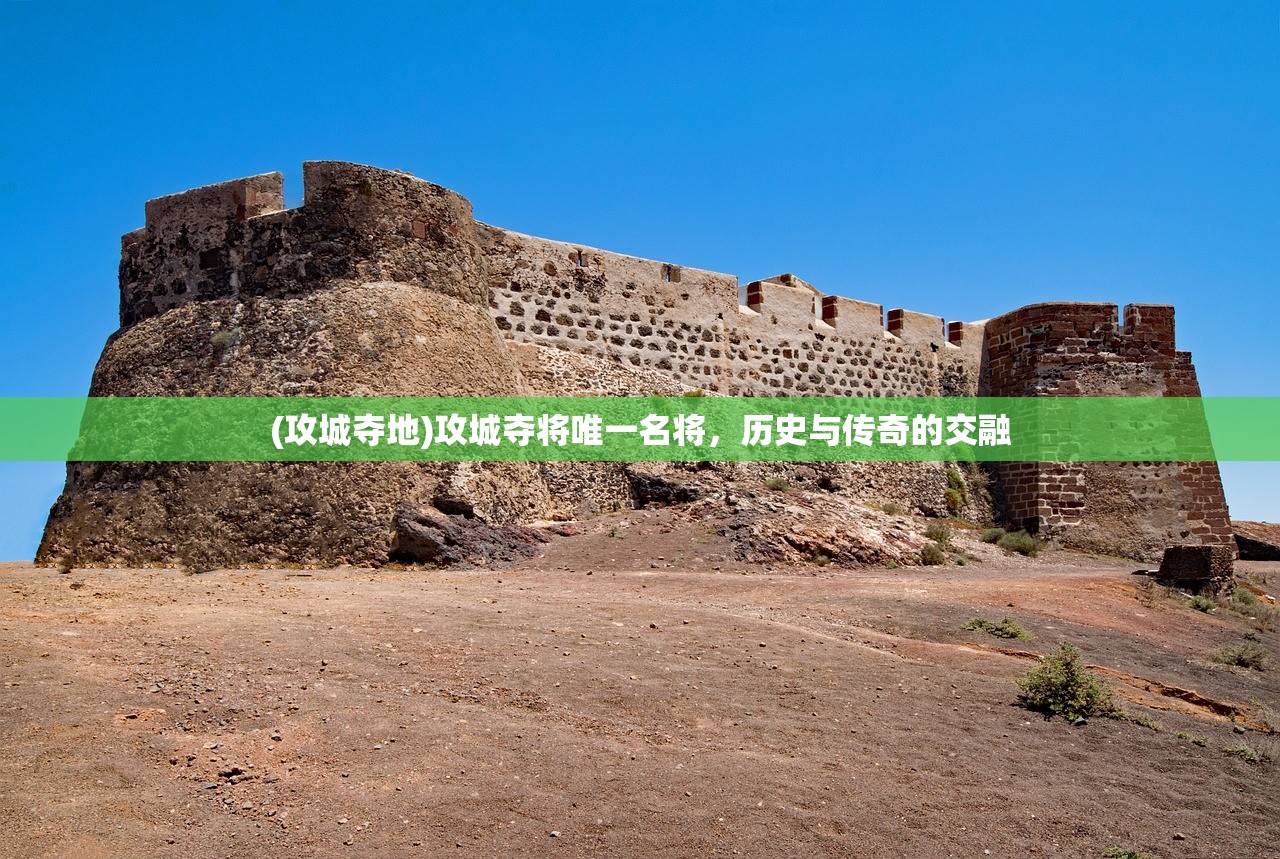 (攻城夺地)攻城夺将唯一名将,历史与传奇的交融 (攻城夺地)攻城夺将唯一名将,历史与传奇的交融